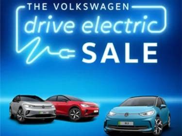 The Volkswagen Drive Electric Sale now on until 18th November 2024 at TJ Hamilton.